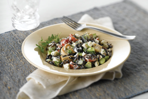 Greek Wild Rice Chicken Salad
