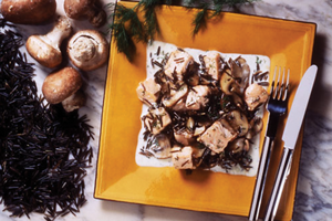 Salmon Wild Rice "Risotto"